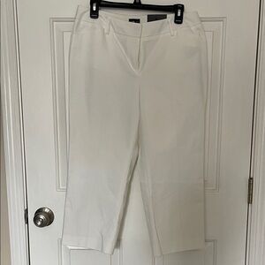 NWT Rafaella Women's Cropped White Pants